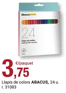 BonpreuEsclat Abacus lapis de colors oferta