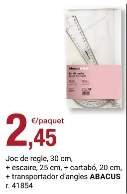 BonpreuEsclat Abacus joc de regles oferta