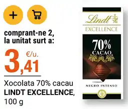 BonpreuEsclat Lindt Excellence xocolata 70% cacau oferta