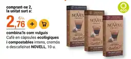 BonpreuEsclat Novell café en cápsulas ecológicas oferta