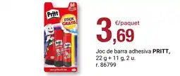 BonpreuEsclat Pritt joc de barra adhesiva oferta