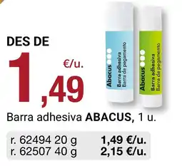 BonpreuEsclat Abacus barra adhesiva oferta