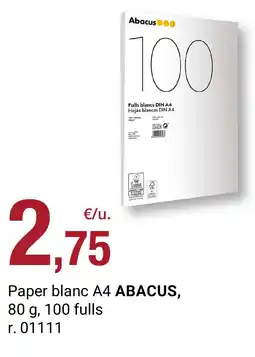 BonpreuEsclat Paper blanc A4 ABACUS oferta