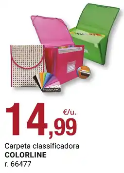BonpreuEsclat Colorline carpeta classificadora oferta