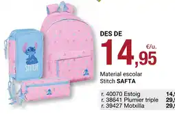 BonpreuEsclat Stitch SAFTA Material escolar oferta