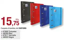 BonpreuEsclat Oxford Carpeta d'anelles A4 oferta