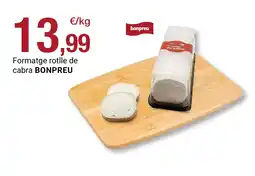 BonpreuEsclat bonpreu formatge rotlle de cabra oferta
