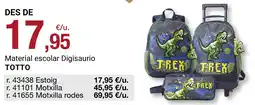 BonpreuEsclat Totto material escolar Digisaurio oferta