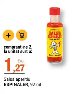 BonpreuEsclat Espinaler salsa aperitiu oferta