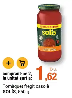 BonpreuEsclat Solís tomàquet fregit casolà oferta