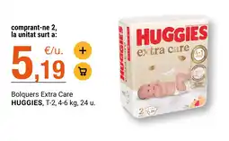 BonpreuEsclat Huggies extra care oferta