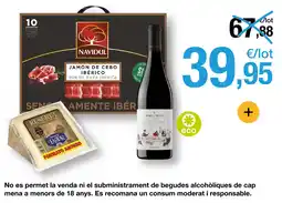 BonpreuEsclat Navidul jamón de cebo ibérico oferta