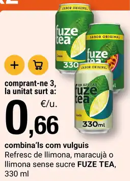 BonpreuEsclat fuze tea oferta