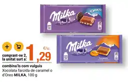 BonpreuEsclat Milka xocolata farcida oferta