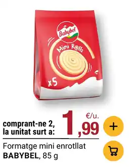 BonpreuEsclat Babybel formatge mini enrotllat oferta