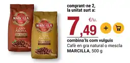 BonpreuEsclat Marcilla café en gra natural o mescla oferta