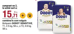 BonpreuEsclat Dodot sensitive oferta