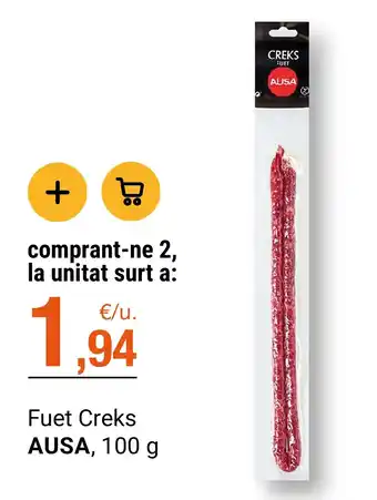 Ausa Fuet Creks