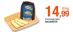 BonpreuEsclat Nazareth formatge light oferta