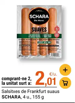 BonpreuEsclat Schara salsitxes de frankfurt suaus oferta