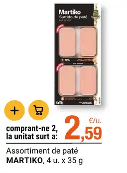 BonpreuEsclat Martiko assortiment de paté oferta