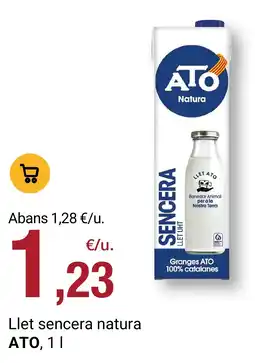 BonpreuEsclat Llet sencera natura ATO oferta