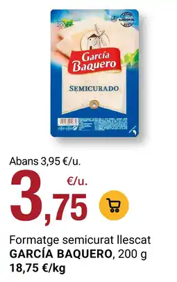 BonpreuEsclat García Baquero formatge semicurat oferta