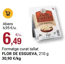 BonpreuEsclat Flor de Esgueva formatge curat tallat oferta