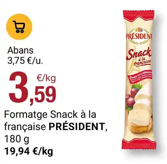 President formatge snack a la francesa