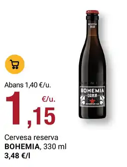 BonpreuEsclat Bohemia cervesa reserva oferta