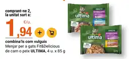BonpreuEsclat ultima menjar per a gats fit&delicious oferta