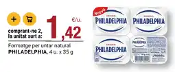 BonpreuEsclat philadelphia formatge per untar natural oferta