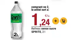 BonpreuEsclat Sprite refresc sense sucre oferta