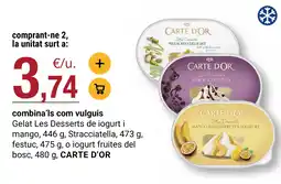 BonpreuEsclat Carte d'or les desserts de iogurt oferta