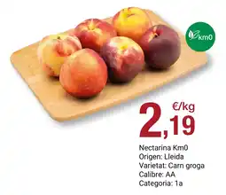 BonpreuEsclat Nectarina Km0 oferta
