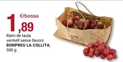 BonpreuEsclat Bonpreu la collita raïm de taula vermell sense llavors oferta