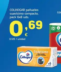 HiperDino Colhogar pañuelos suavísimo compacto oferta