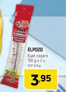Coviran ELPOZO Fuet casero oferta