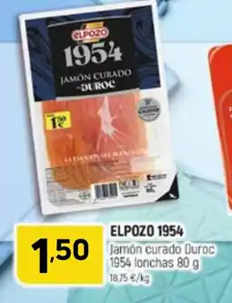 Coviran ELPOZO 1954 Jamón curado Duroc 1954 lonchas oferta