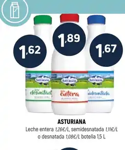 Coviran ASTURIANA Leche entera semidesnatada o desnatada oferta