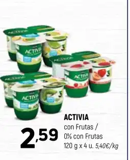 Coviran ACTIVIA con Frutas / 0% con Frutas oferta