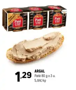 Coviran ARGAL Paté oferta
