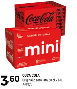 Coviran COCA COLA Original o zero lata oferta