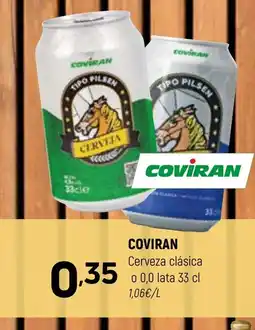 Coviran COVIRAN Cerveza clásica o 0,0 lata oferta