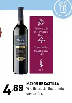 Coviran MAYOR DE CASTILLA Vino Ribera del Duero tinto crianza oferta