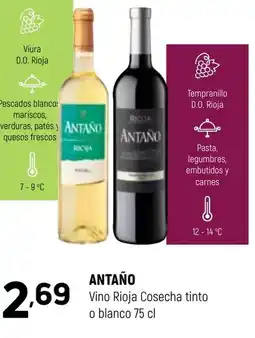 Coviran ANTAÑO Vino Rioja Cosecha tinto o blanco oferta
