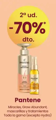 Clarel Pantene Miracles, Grow Abundant, mascarillas y tratamientos oferta