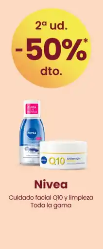 Clarel Nivea Cuidado facial Q10 y limpieza oferta