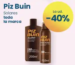 Clarel Piz Buin Solares toda la marca oferta
