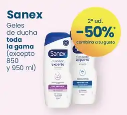 Clarel Sanex geles de ducha oferta